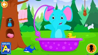 Baby Animal Bathing Game for Kids & Preschoolers game for kids screenshot 1