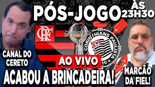 PÓS-JOGO CORINTHIANS X FLAMENGO, AO VIVO, ENTREVISTA COLETIVA DE  VITOR PEREIRA. LIBERTADORES.