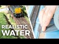 Realistic water made with tape and varnish! - model scenery tutorial #4