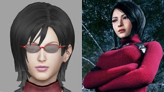 ADA WONG Voice Actor Comparison - Resident Evil 4 Remake