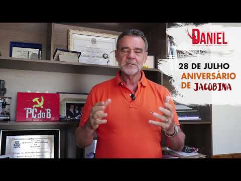 Vereador Júnior de Todos e Deputado Federal Daniel  parabenizando a cidade de Jacobina pelas 139 anos