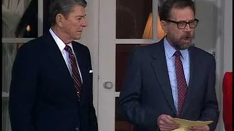 President Reagan's Remarks to Reporters Prior to a...