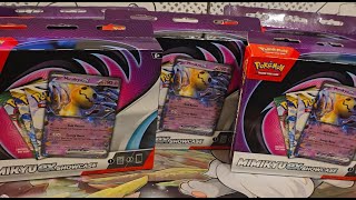 Evolving Skies Booster Packs in Mimikyu ex Showcase Boxes!