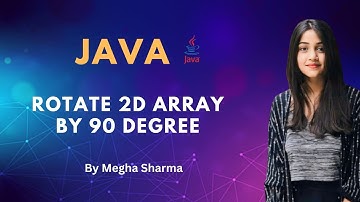 Java Basic 39 - Rotate Matrix by 90 degree