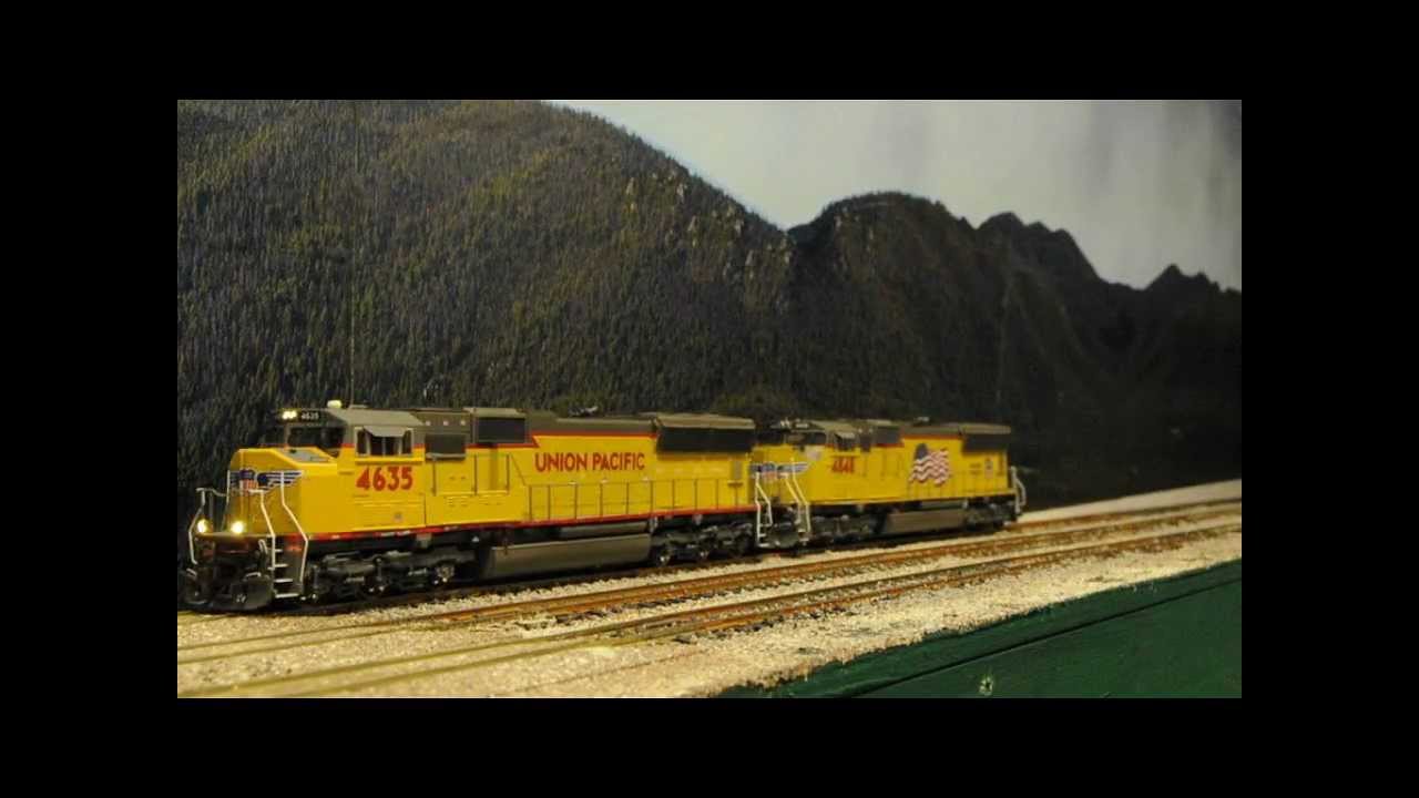 Flared radiator SD70Ms Union Pacific UP 4635 and UP 4848 HO Scale Model ...