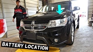 WHERE IS THE BATTERY LOCATED ON DODGE JOURNEY | Fiat Freemont