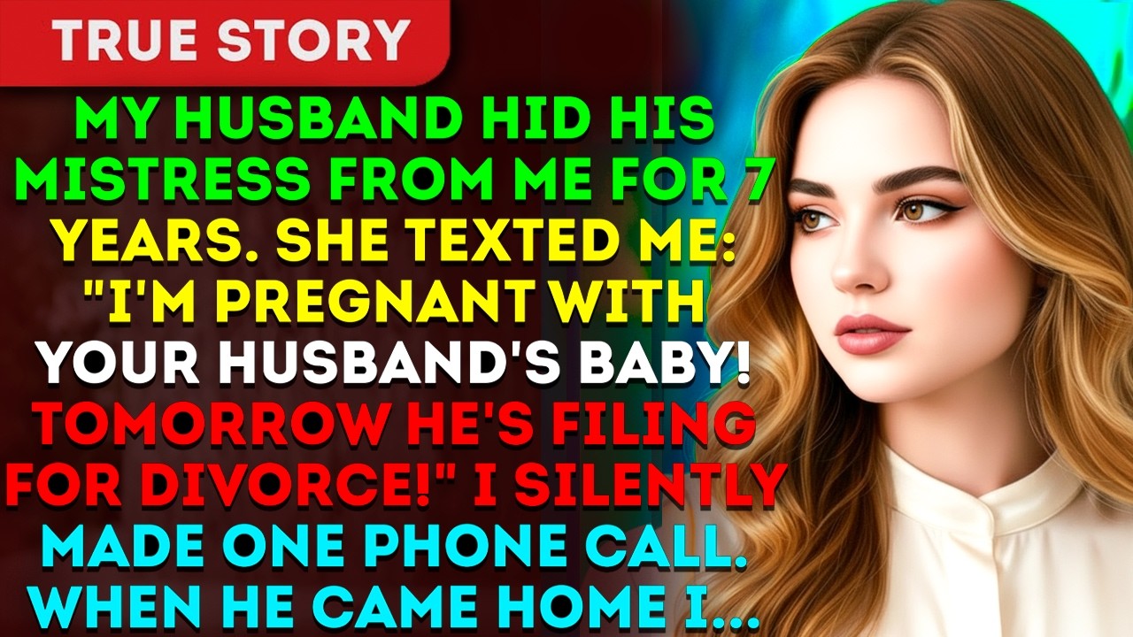 I was a nurse finishing an overnight shift when an unknown number texted me eleven words: “I’m pregnant with your husband’s baby. He’s filing for divorce tomorrow.” I sat frozen under the...