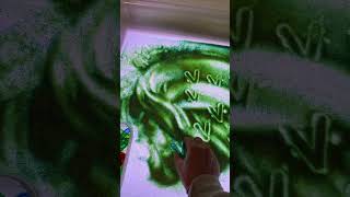Check out this letter light table activity! I filled the bottom with special sand from ISME Orton