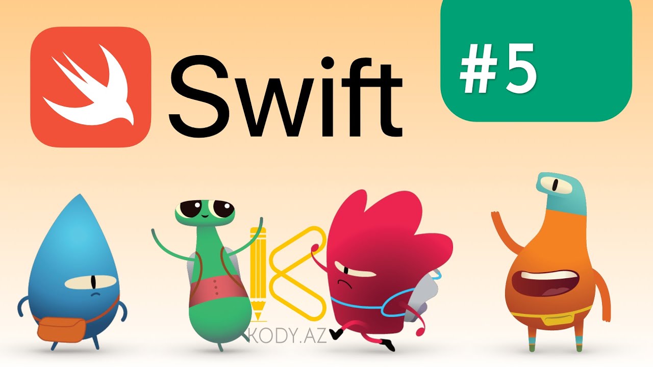Swift programming language on Playgrounds #kody_az #part5?>