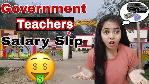 UP में Government Teacher की Salary Slip💰B.ed.करने के बाद ज्यादा मिलती है या Btc/D.el.ed के ? #stet