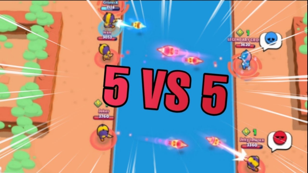 5 VS 5 IN BRAWL STARS
