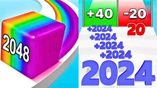 Episode 253 Live - The Evolution of 2048 Merge Games (Ball Run, Jelly Run & Number Games 3 in one) screenshot 4