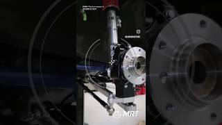 BMW E36 GTR V10 - the DTM front axle incl. the new MRT axle knuckle. Fully adjustable. 100% Grip