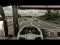 4K Realistic Mod Ultra Graphic Scania To Latvia |Euro Truck Simulator 2 1.56 Snowymoon Mod Gameplay