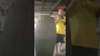 boss Ariel ocampo fixing large jar pots pls.subcribe thank u