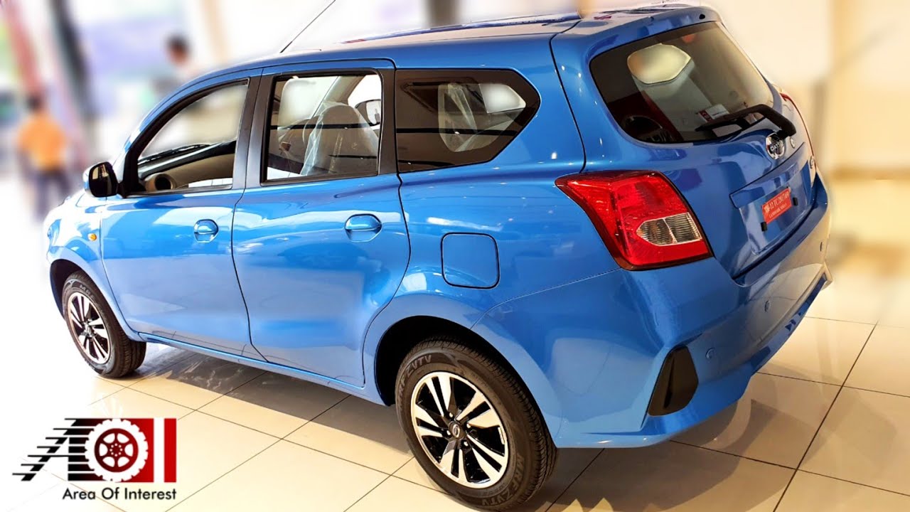 2022 Datsun  Go  Plus 7  Seater  Compact MPV Vivid Blue Color 