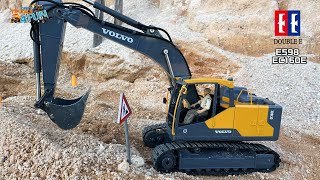 DOUBLE E E598 EC160E | Unboxing & First Drive | RC Excavator | Construciton Site | Cars Trucks 4 Fun