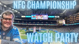 Detroit Lions NFC Championship Watch Party at FORD FIELD! 🦁🏈