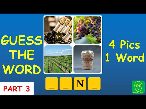 4 Pics 1 Word Quiz - Part 3: Guess the Word in this 4Pics1Word Challenge