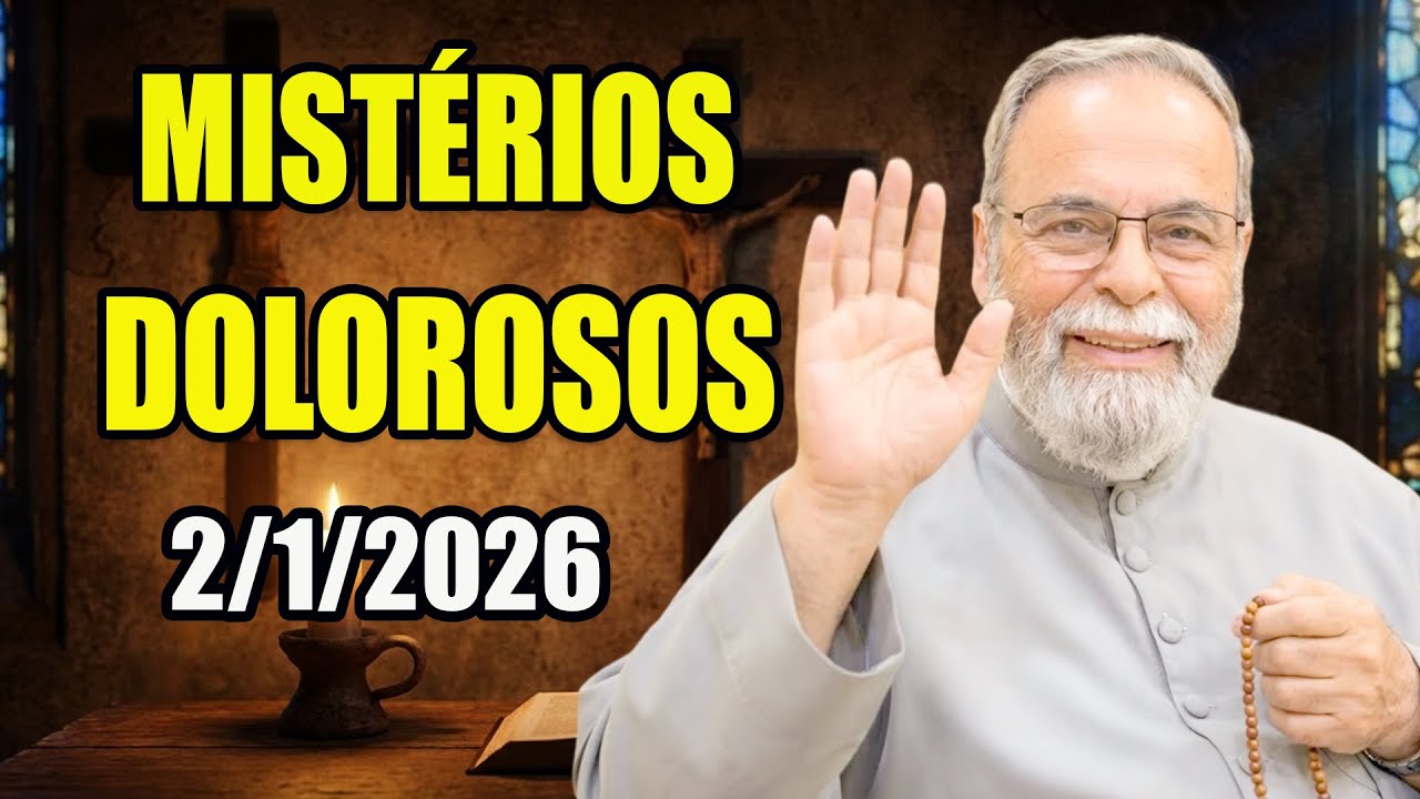 Reze o Terço de Aparecida com Pe. Antônio Maria - Mistérios Dolorosos– 02/01/2026