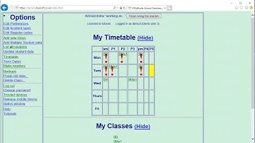 STEARsoft Cloud Server:  Setting up attendance sheets
