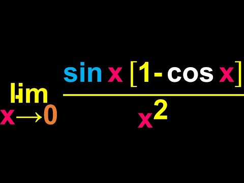lim [sin(x)(1-cosx))/x^2, trig