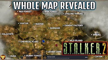 ALL MAP LOCATIONS REVEALED - STALKER 2 TIPS