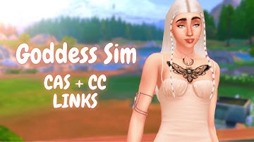 Goddess Sim + CC links // The Sims 4: Create A Sim