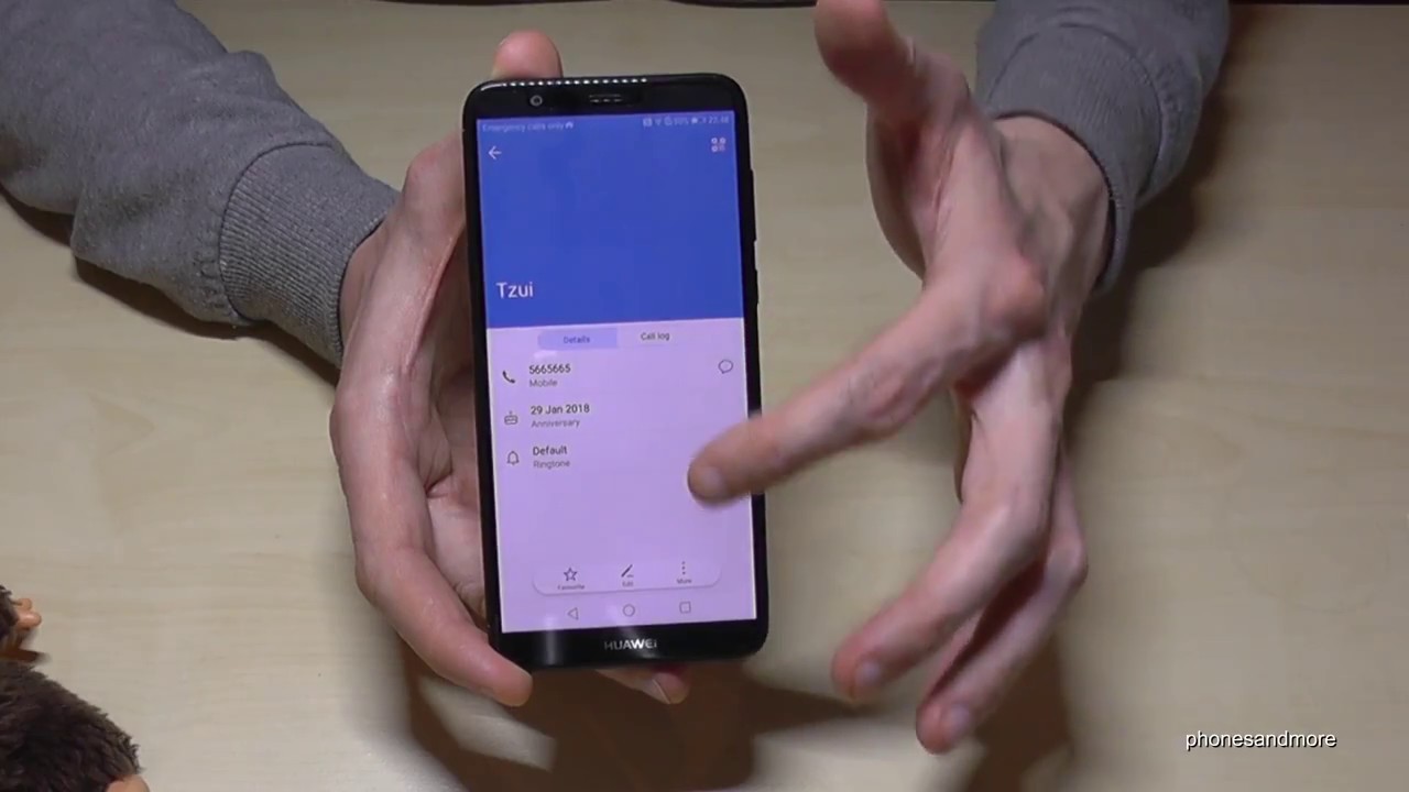 Huawei P Smart How To Create add A Contact Adding Contacts YouTube