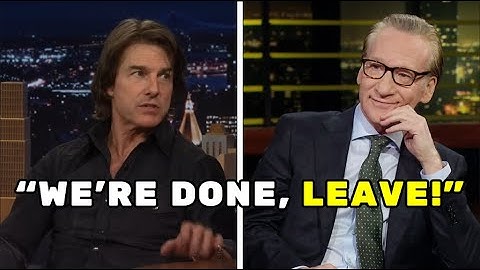 Bill Maher Kicked Tom Cruise Off His Show After Heated Argument