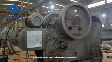 The Jaw Crusher C140 Being Tested Running In Factory - Fodamon