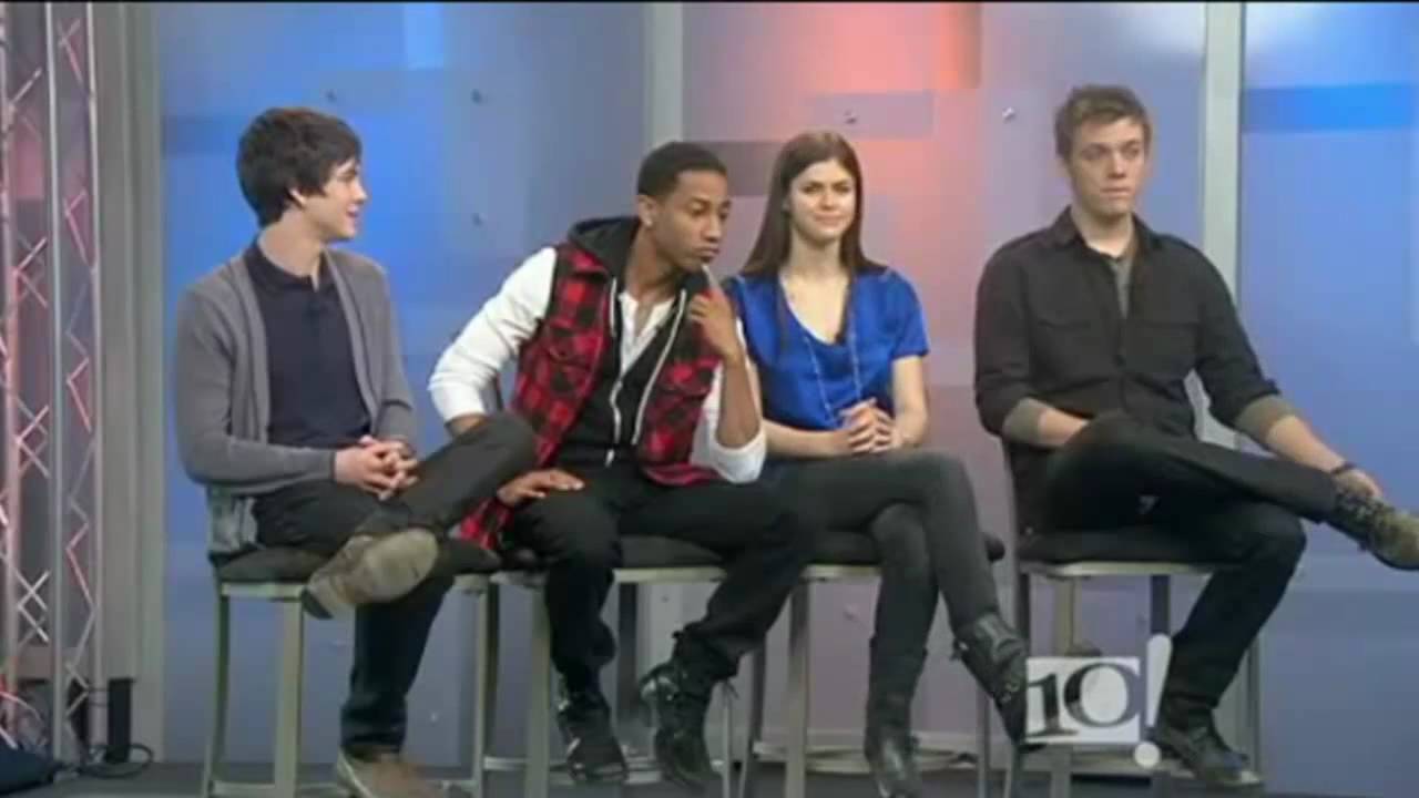 Percy Jackson & the Olympians: The Lightning Thief Cast Interview -  21/01/2010 - YouTube