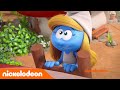 Os smurfs  conhecendo a smurfette  nickelodeon em portugus