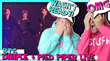 FIRST TIME REACTION TO BTS DIMPLE & PIED PIPER LIVE 😱 방탄소년단  외국인리액션 // Gay Guys React to BTS