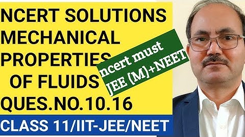 NCERT SOLUTIONS/CLASS 11 PHYSICS/QUES.NO. 10.16 CHAP -10/PHYSICS4YOU