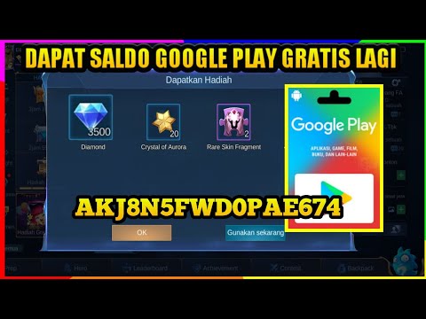 Cara Membeli Diamond Mobile Legend dengan Bonus Reward dari Play Store, maaf jika video kurang bisa . 