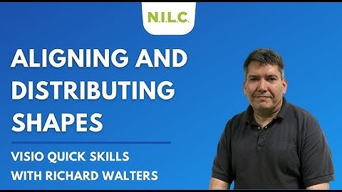 Aligning and Distributing Shapes in Microsoft Visio