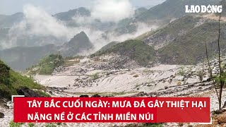 Tây Bắc cuối ngày: Mưa đá gây thiệt hại nặng nề ở các tỉnh miền núi| Báo Lao Động