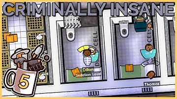 Criminally Insane Intake & Working Through MULTIPLE Issues... | Prison Architect - Sunset #5
