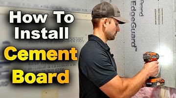 Cement Board Installation - Shower Walls For Tile - COMPLETE TUTORIAL