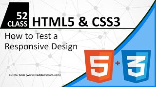 How to check website for responsive working in different browsers - Test Responsive Website
