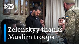 Zelenskyy honors Ukraine's Muslim soldiers at Ramadan Iftar dinner | DW News