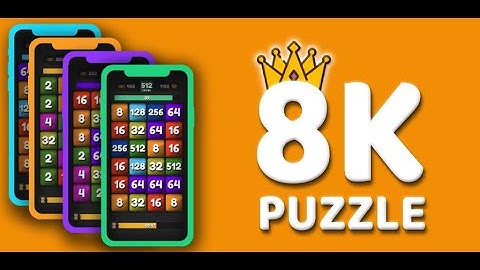 8k Puzzle Game | Android | iOS | Skillz | 2048 Merge Game 2022