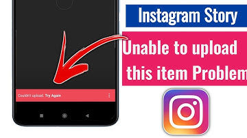 unable to upload this item instagram story problem | Instagram Story Unable to Upload this Item 