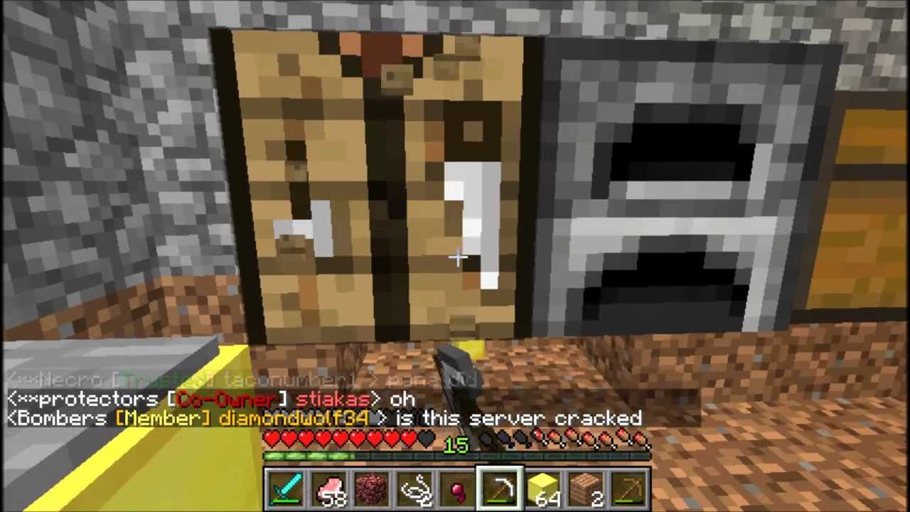 Minecraft Griefing A No Griefing Server Part 1- nice golden floor