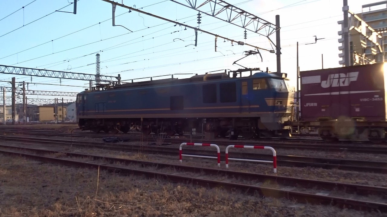 2026.03.10 貨物列車（2091列車）秋田駅発車