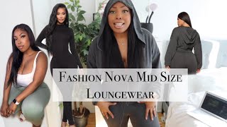 Fashion Nova Curve Loungewear Haul| MID/ PLUS SIZE