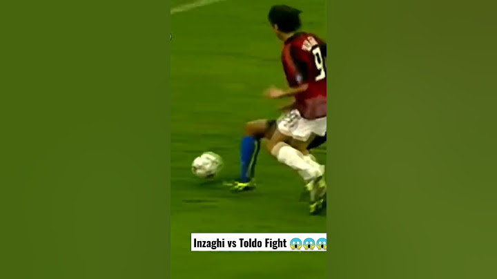 Inzaghi vs Toldo Fight at Derby #shorts #derbymilan #fight #milaninter #ucl #inzaghi #pippoinzaghi