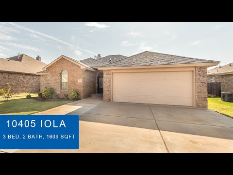 10405 Iola Ave, Lubbock, TX home video tour