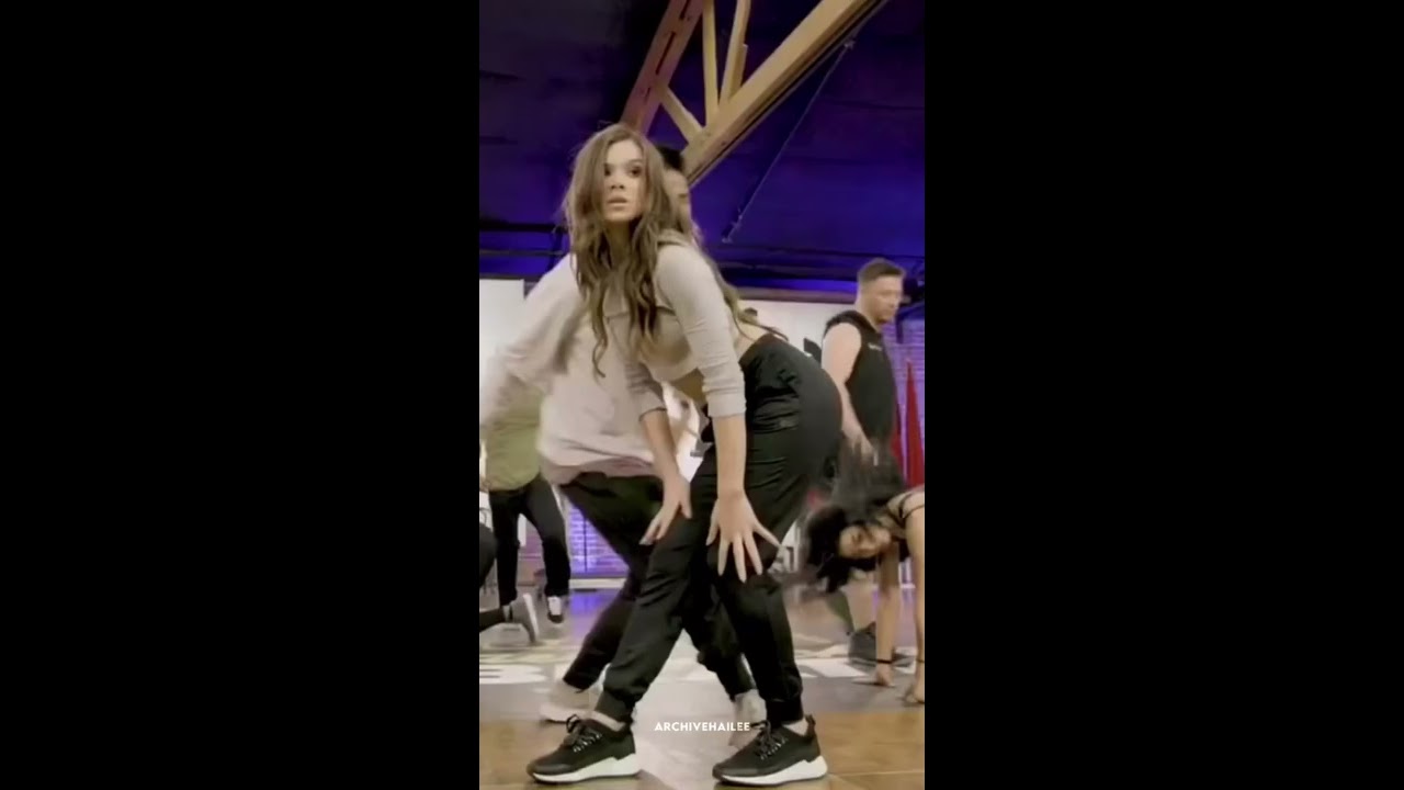 Hailee Steinfeld During Lip Sync Battle Rehearsals